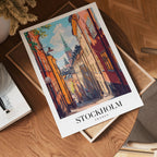 Whispers Of Stockholm – stilfullt konsttryck från Bozetto, tryckt på matt finpapper
