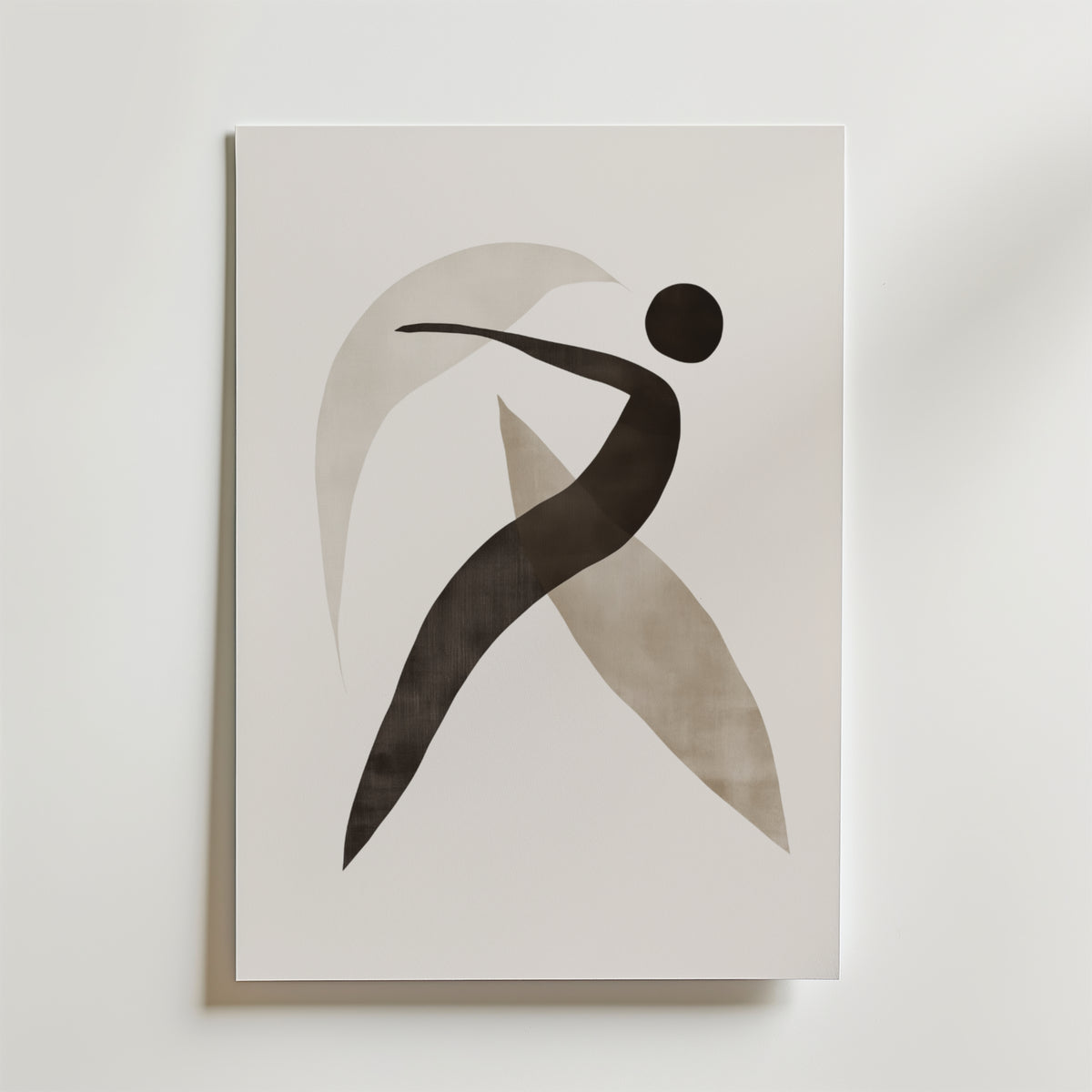 Abstract Movement – stilfullt konsttryck från Bozetto, tryckt på matt finpapper i hög tryckkvalitet