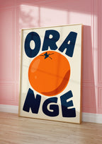 Fresh Citrus Orange poster visad rakt fram – Bozetto affisch i hög tryckkvalitet