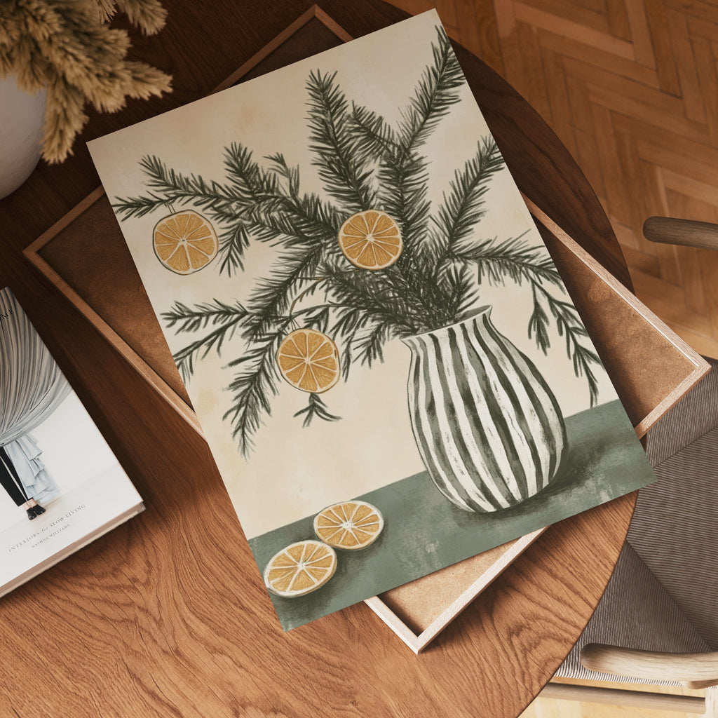 Citrus WInter poster visad rakt fram – Bozetto affisch i hög tryckkvalitet i hög tryckkvalitet