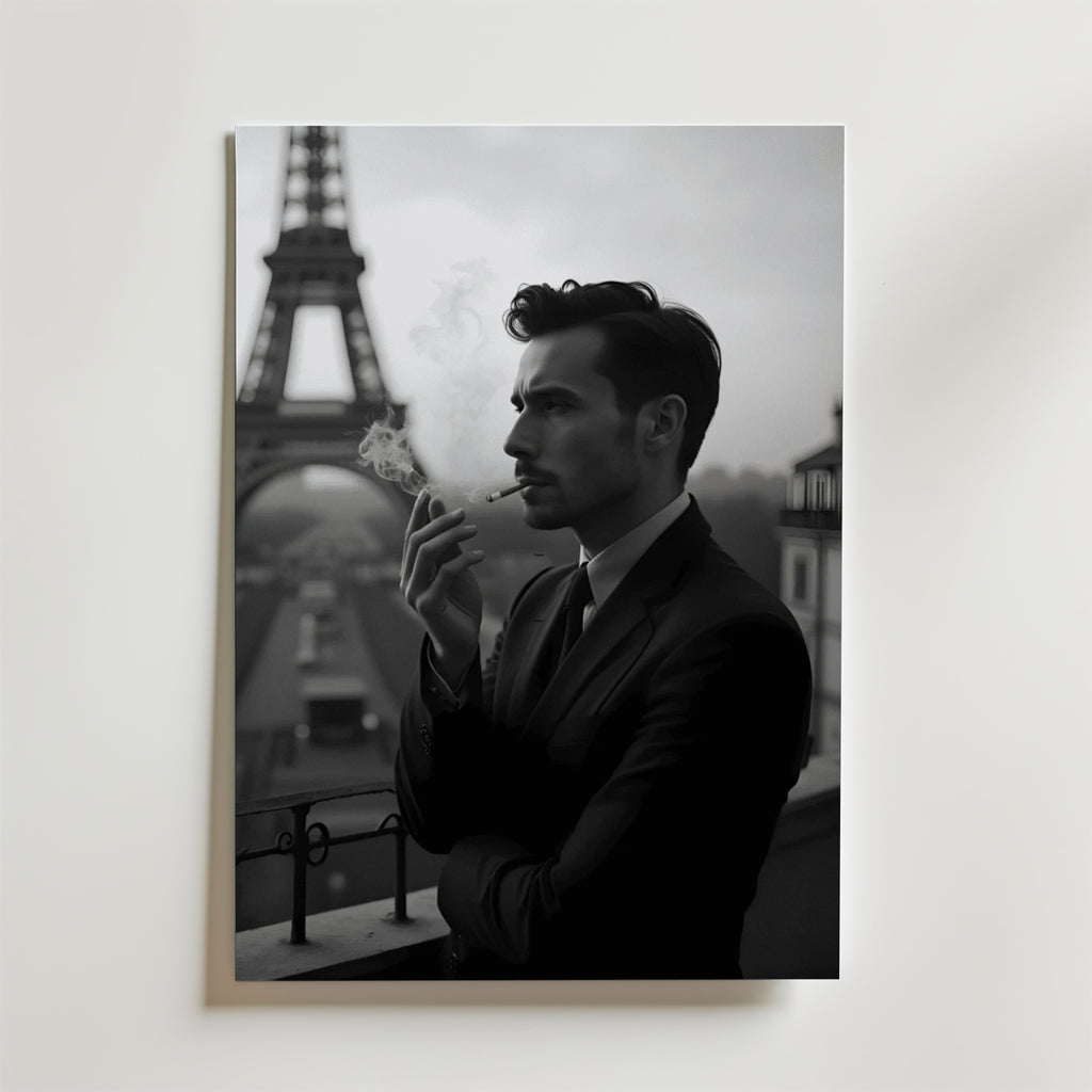 Parisian Elegance – stilfullt konsttryck från Bozetto, tryckt på matt finpapper i hög tryckkvalitet