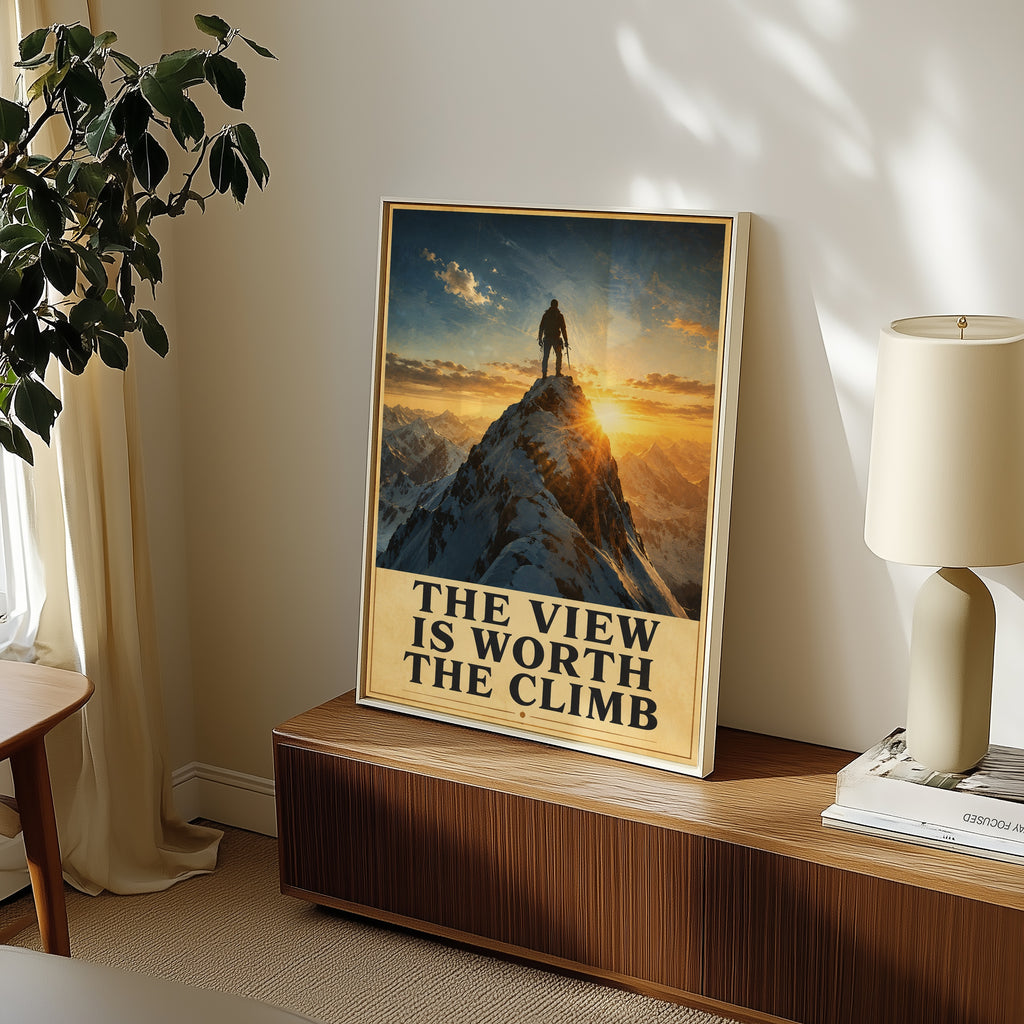 Summit Resolve poster i stilrent hem med modern inredning – köp enkelt hos Bozetto