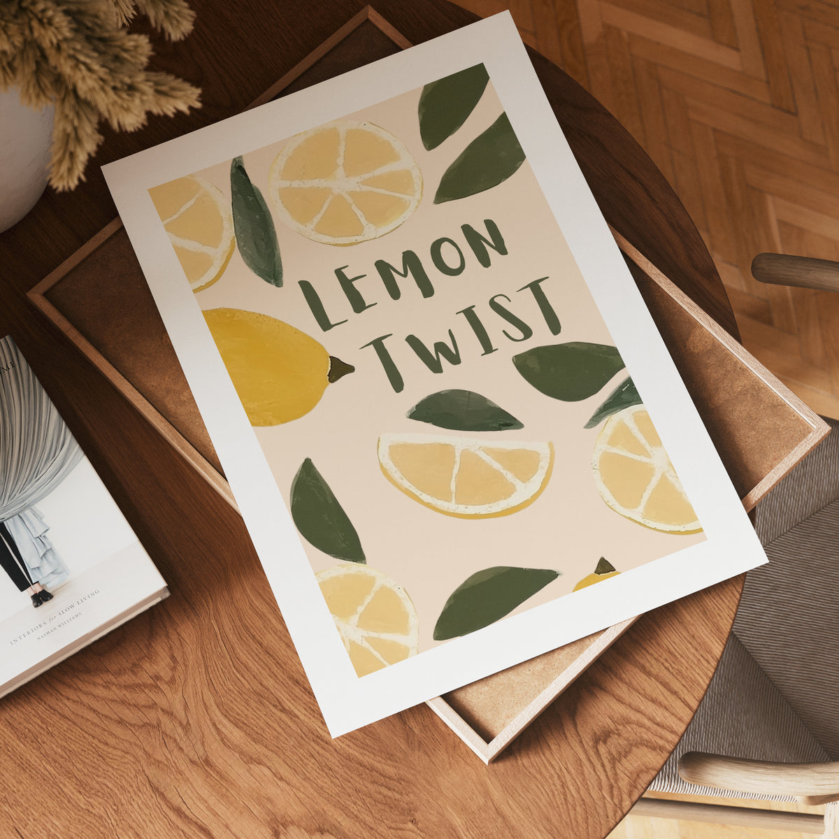 Lemon Twist poster visad rakt fram – Bozetto affisch i hög tryckkvalitet i hög tryckkvalitet