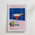 Cosmopolitan Cocktail – stilfullt konsttryck från Bozetto, tryckt på matt finpapper