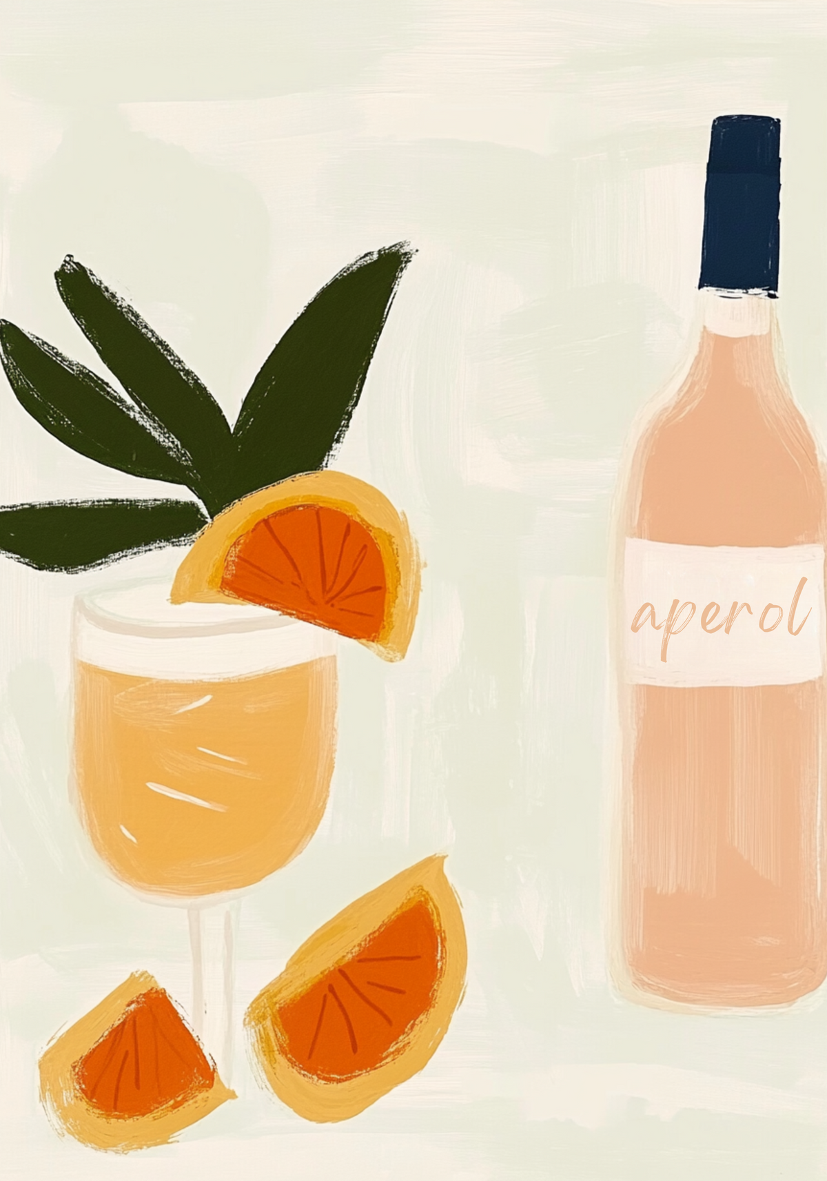 Simple Aperol – affisch med snyggt motiv, köp enkelt hos Bozetto i flera storlekar