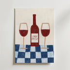 Vino Rosso No.2 Wine – stilfullt konsttryck från Bozetto, tryckt på matt finpapper