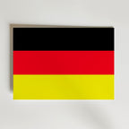 Germany National Flag Poster – modern konst och stilren konsttryck för hemmet hos Bozetto