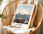 Mockup för The Istanbul – se hur affischen ser ut inramad på din vägg, Bozetto i hög tryckkvalitet