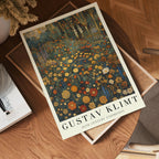 Gustav Klimt Golden Meadow – affisch med stilfullt motiv från Bozetto i hög kvalitet