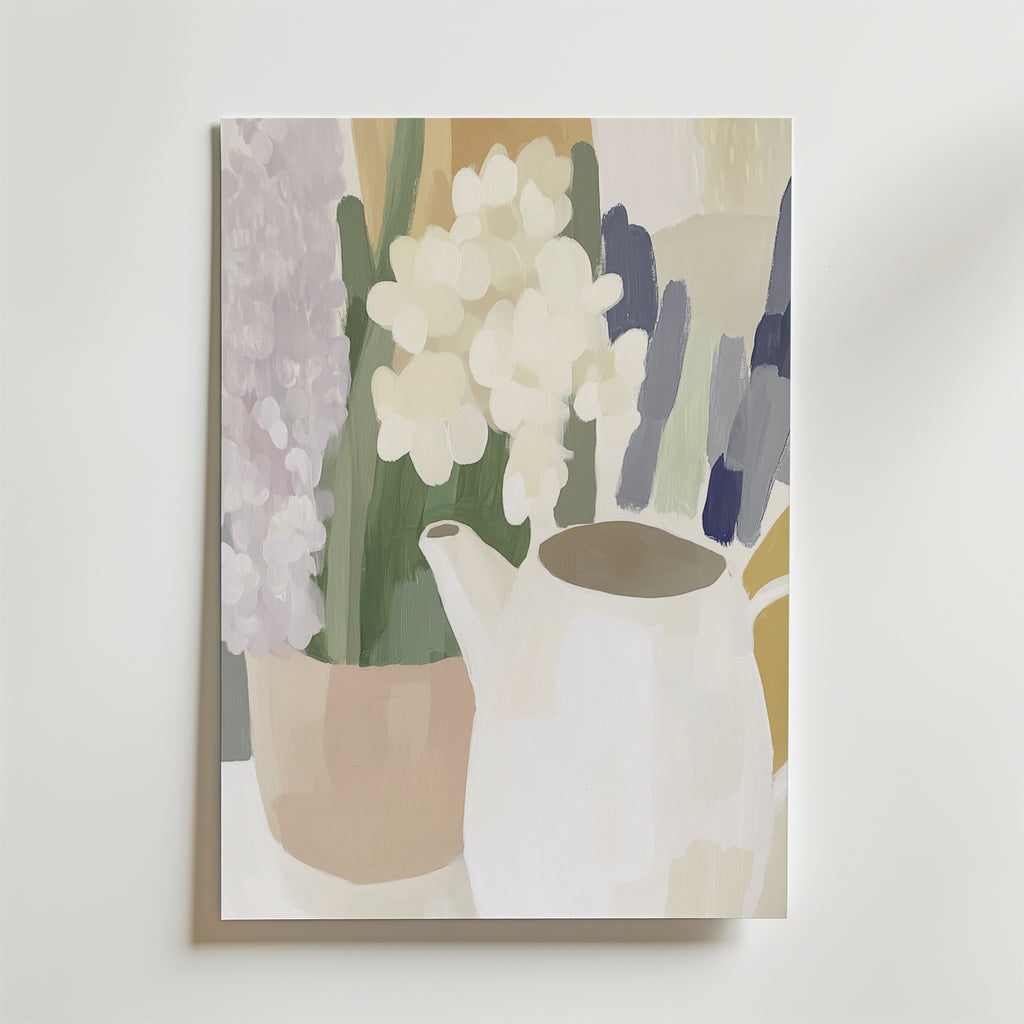 Magnolia Bloom – stilfullt konsttryck från Bozetto, tryckt på matt finpapper i hög tryckkvalitet