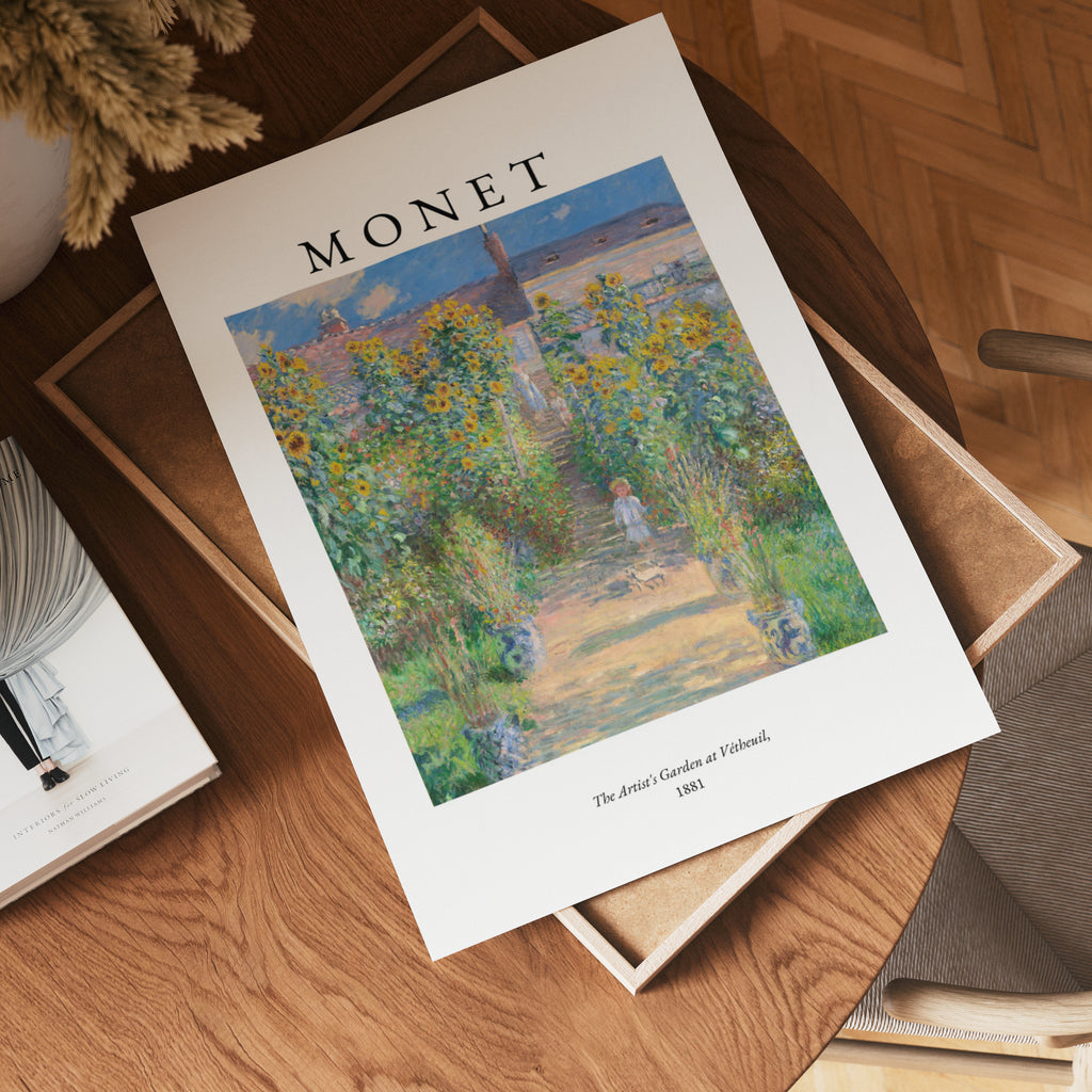 Claude Monet The Artist´s – affisch med stilfullt motiv från Bozetto i hög kvalitet