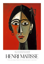 Two Sides of Her Matisse poster visad rakt fram – Bozetto affisch i hög tryckkvalitet