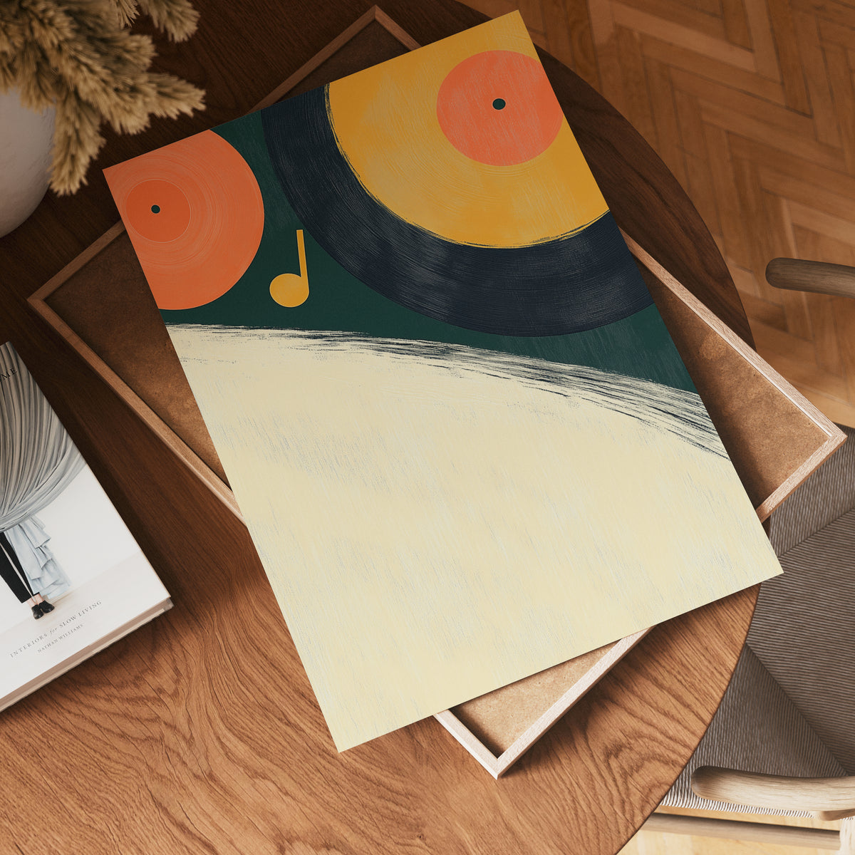 Vinyl Vibes – affisch med snyggt motiv, köp enkelt hos Bozetto i flera storlekar