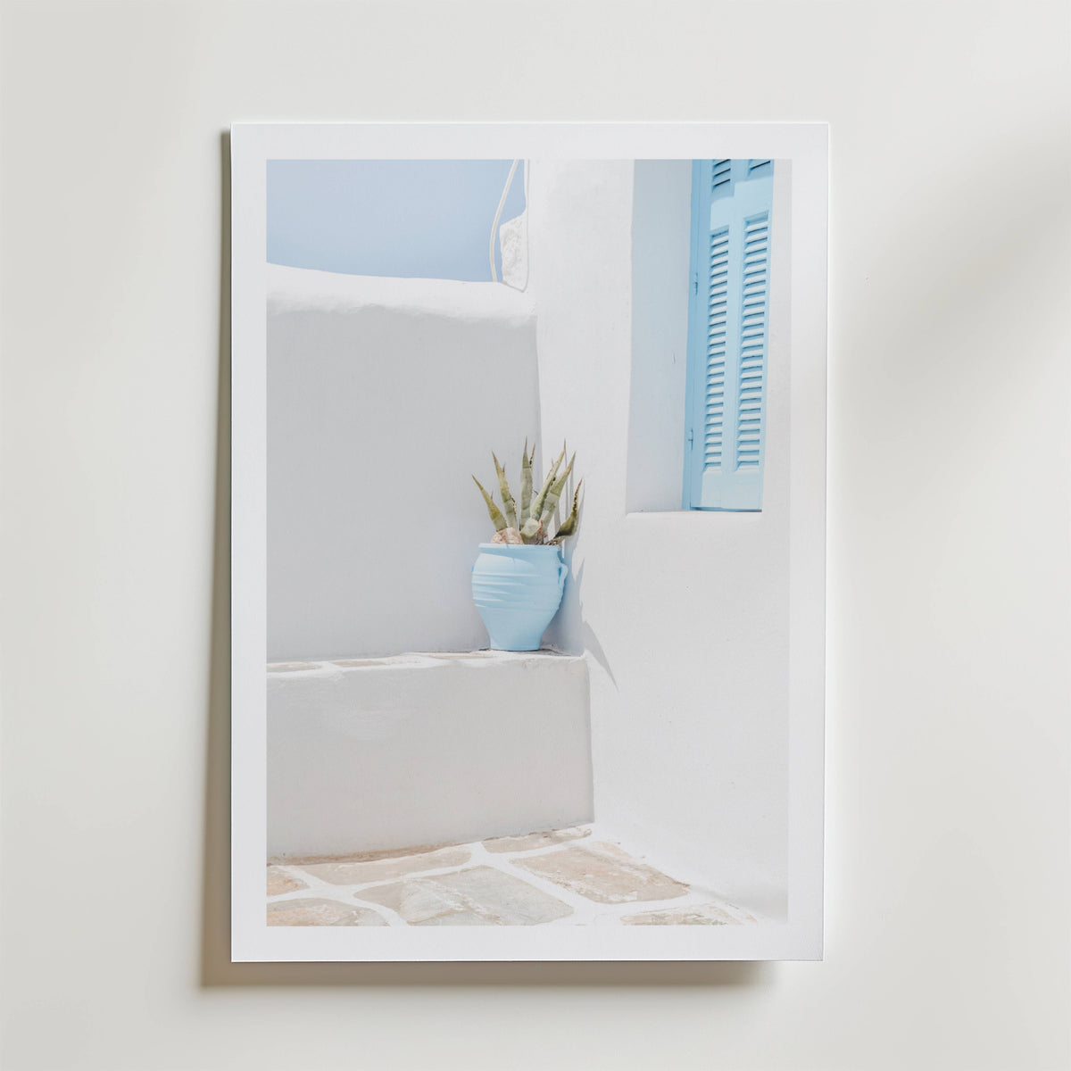 Mediterranean Calm – stilfullt konsttryck från Bozetto, tryckt på matt finpapper
