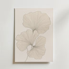 Ginkgo Leaf – stilfullt konsttryck från Bozetto, tryckt på matt finpapper i hög tryckkvalitet