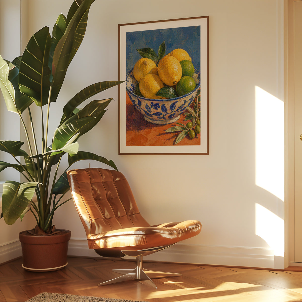 Mediterranean Citrus poster i stilrent hem med modern inredning – köp enkelt hos Bozetto