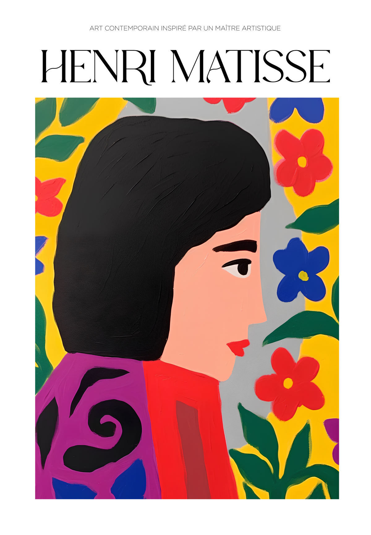 Madame Rouge Matisse – affisch med snyggt motiv, köp enkelt hos Bozetto i flera storlekar
