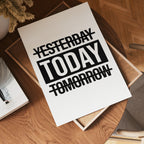 Today Over Yesterday poster i olika storlekar – köp enkelt hos Bozetto i hög kvalitet