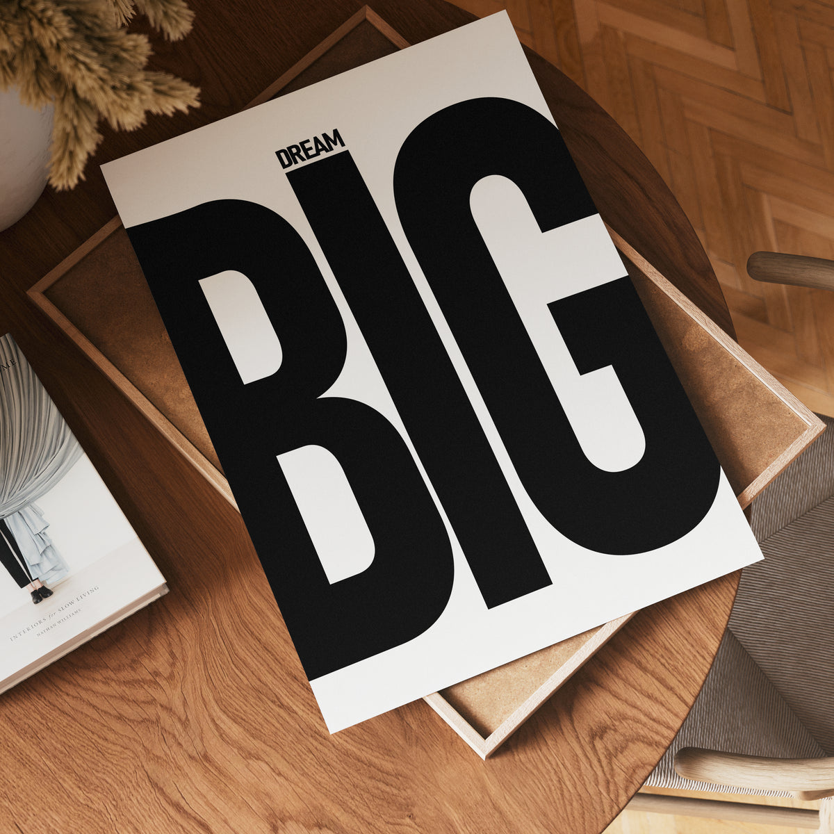 Dream Big poster i flera storlekar – jämför mått och välj rätt hos Bozetto i hög tryckkvalitet