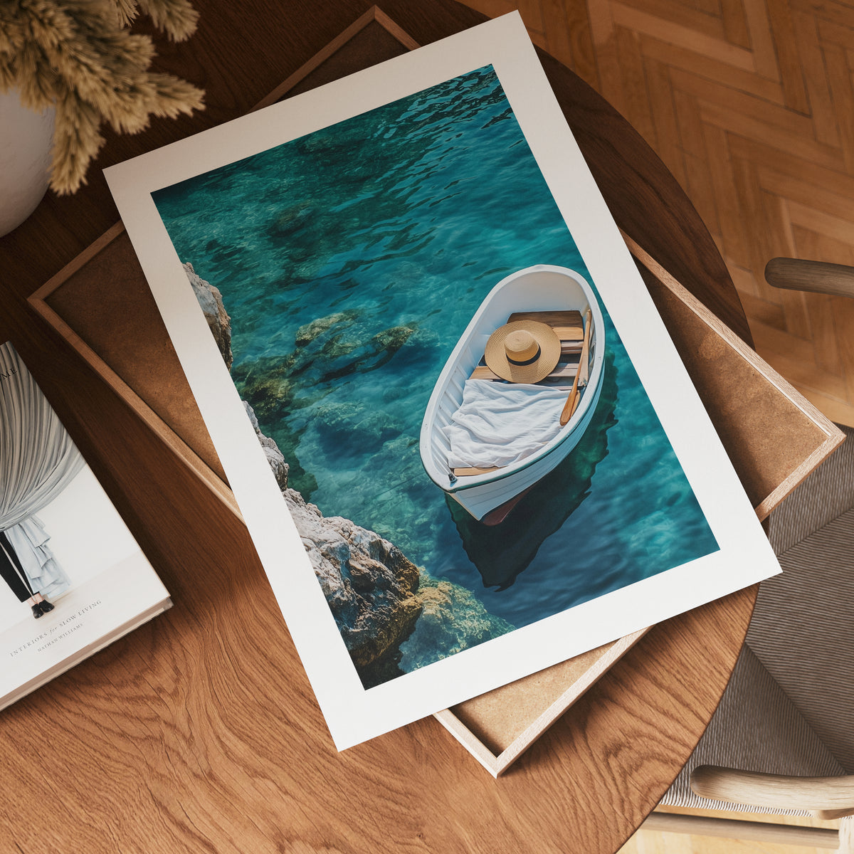 Somewhere to Float poster visad rakt fram – Bozetto affisch i hög tryckkvalitet i hög tryckkvalitet