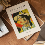 Picasso Laughing Woman – affisch med stilfullt motiv från Bozetto i hög kvalitet