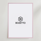 Posterram i Ek – Rosa – stilren posterram av hög kvalitet hos Bozetto