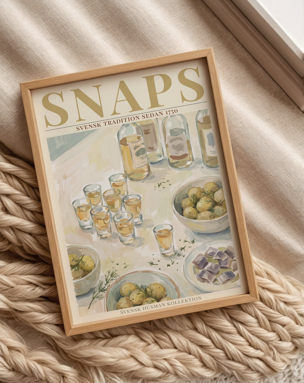 Snaps poster i stilrent hem med modern inredning – köp enkelt hos Bozetto i hög kvalitet