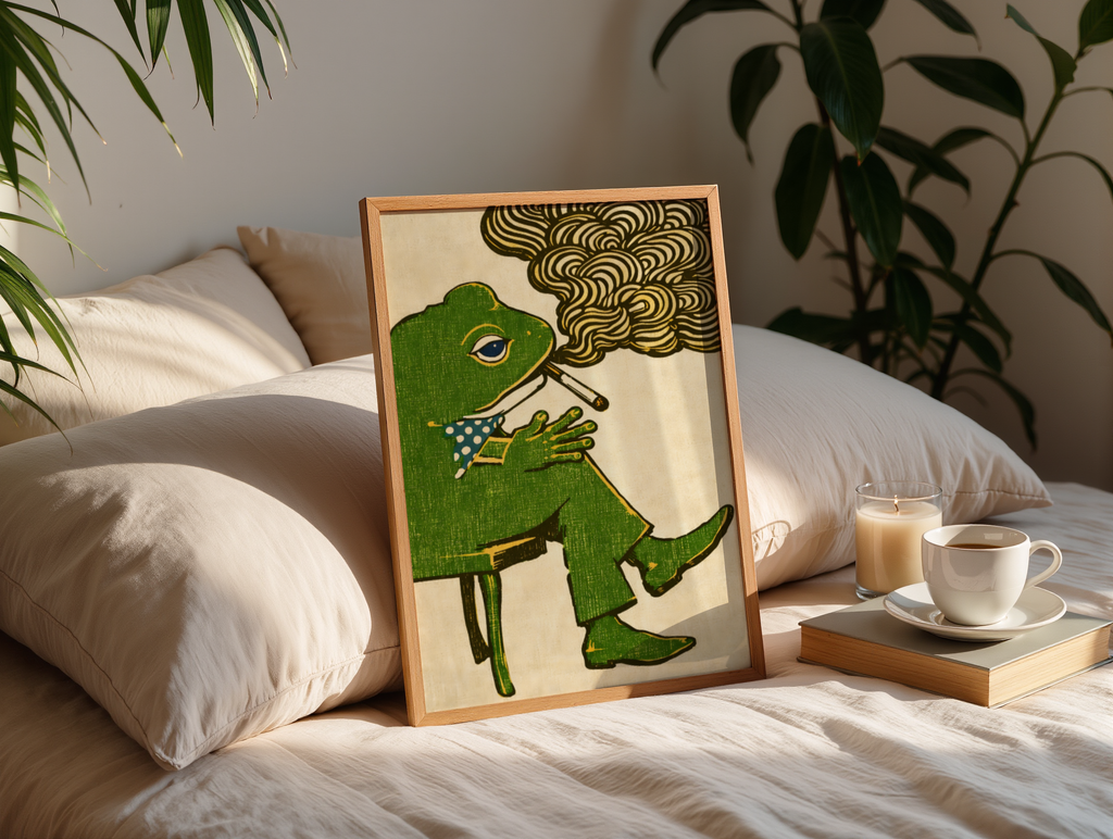 Storleksguide för Dapper Frog – välj din favoritstorlek och beställ hos Bozetto i hög tryckkvalitet