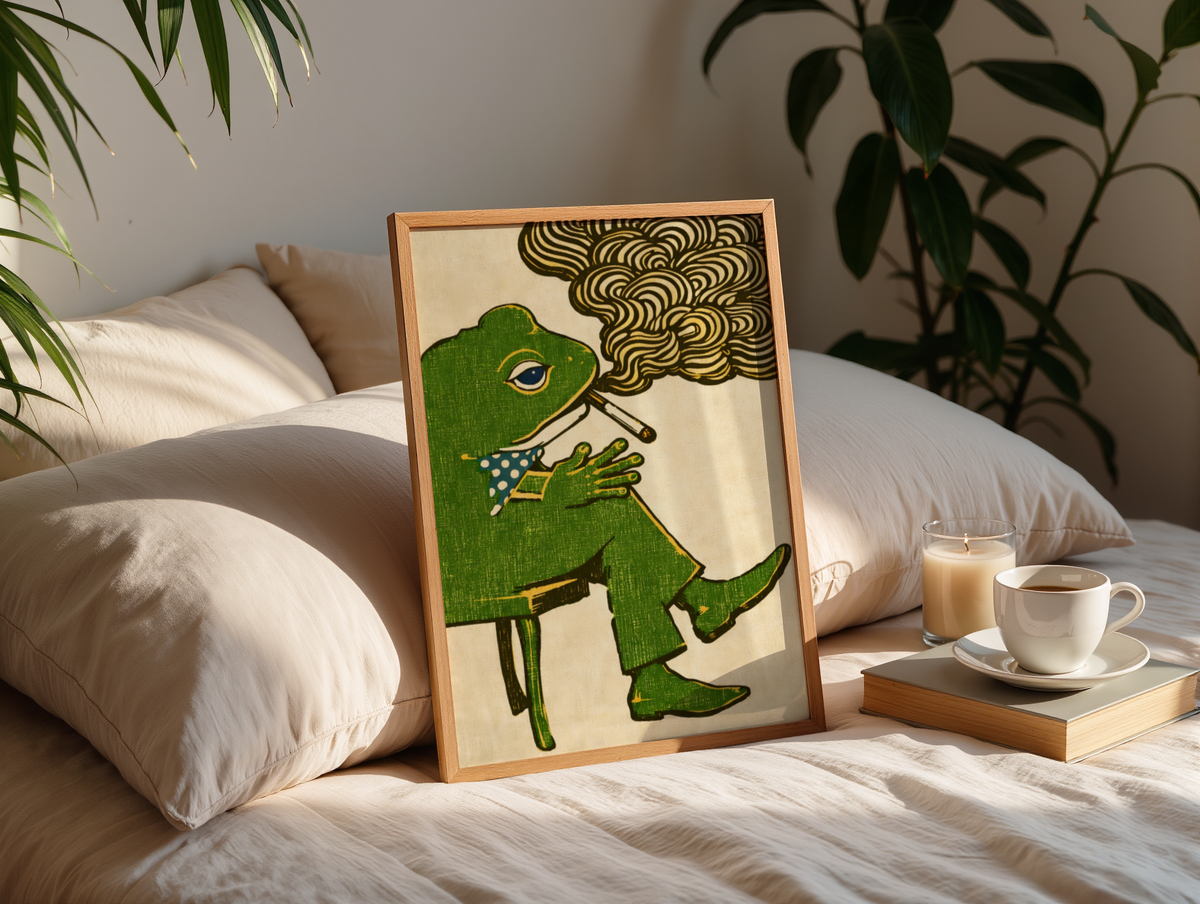 Storleksguide för Dapper Frog – välj din favoritstorlek och beställ hos Bozetto i hög tryckkvalitet