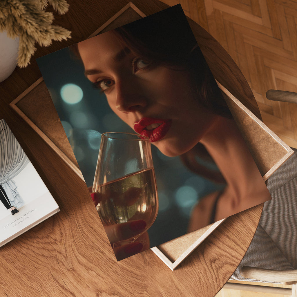 Champagne Moments poster visad rakt fram – Bozetto affisch i hög tryckkvalitet i hög tryckkvalitet