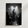 The Jazz Club – stilfullt konsttryck från Bozetto, tryckt på matt finpapper i hög tryckkvalitet
