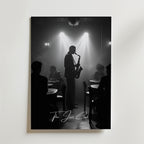 The Jazz Club – stilfullt konsttryck från Bozetto, tryckt på matt finpapper i hög tryckkvalitet