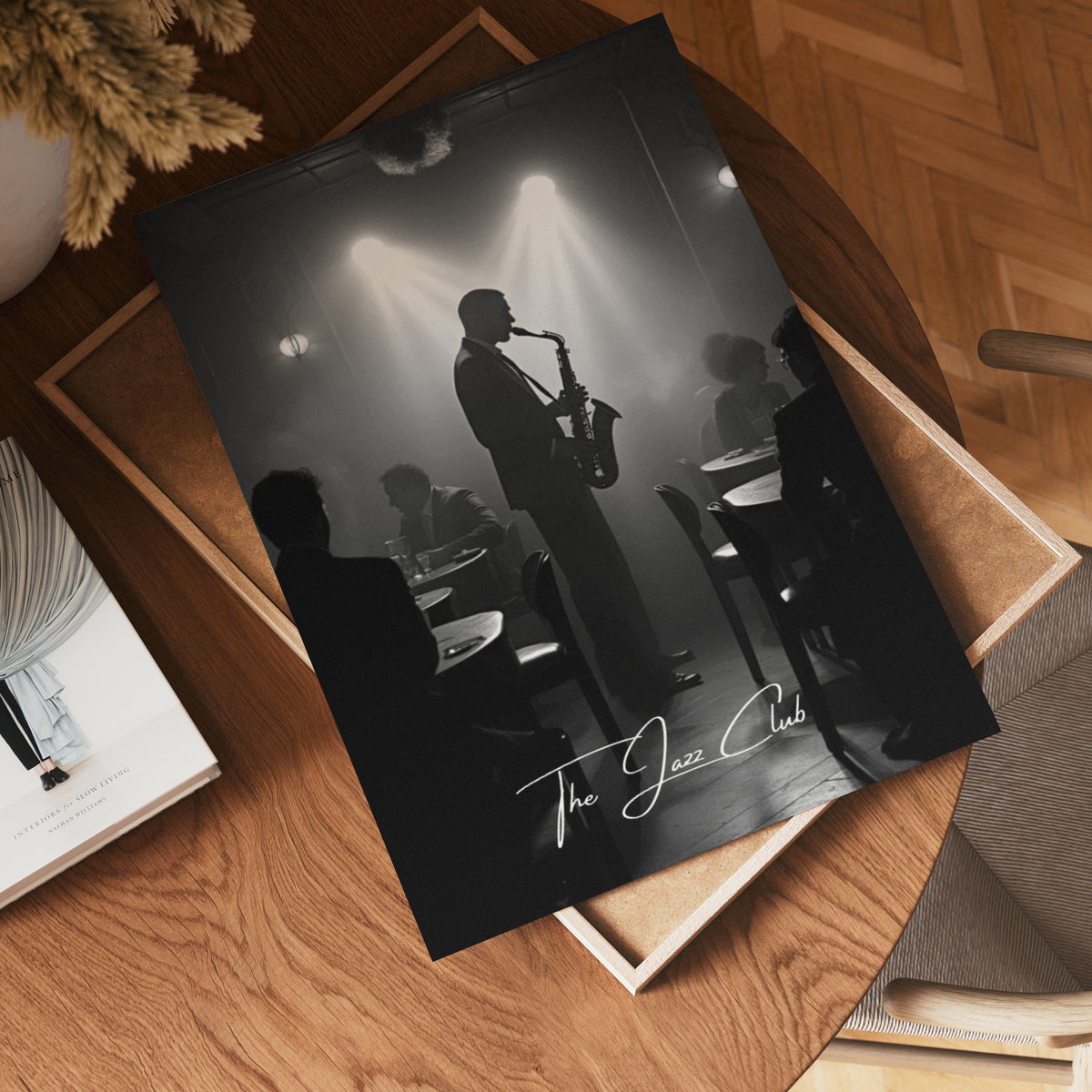 The Jazz Club poster visad rakt fram – Bozetto affisch i hög tryckkvalitet i hög tryckkvalitet