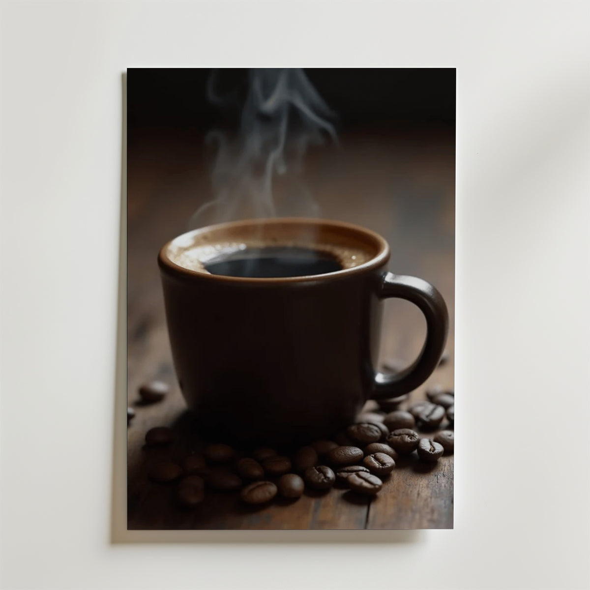 Roasted Coffe – stilfullt konsttryck från Bozetto, tryckt på matt finpapper i hög tryckkvalitet