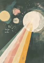 Dark Side of the Moon – affisch med snyggt motiv, köp enkelt hos Bozetto i flera storlekar