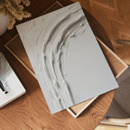 Abstract White Movement No.2 – affisch med stilfullt motiv från Bozetto i hög kvalitet