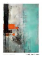 Dissipating forms Mark Rothko poster visad rakt fram – Bozetto affisch i hög tryckkvalitet