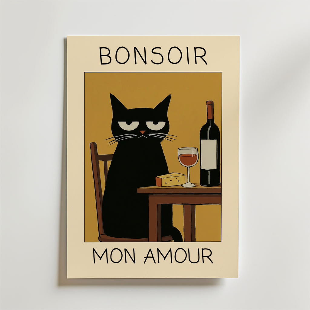 Bundle 2-pack Parisian Feline Moments – kuraterad postercollection som lyfter hemmet hos Bozetto