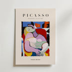 Picasso Cubist Siesta – stilfullt konsttryck från Bozetto, tryckt på matt finpapper