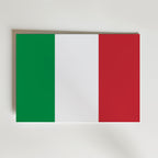 Italy National Flag Poster – modern konst och stilren konsttryck för hemmet hos Bozetto