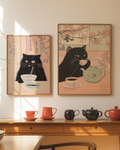 Bundle 2-pack Sakura Feline Harmony – kuraterad postercollection som lyfter hemmet hos Bozetto