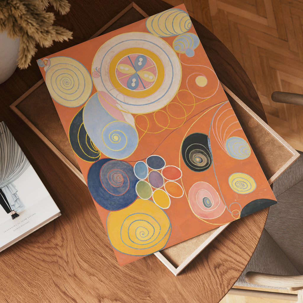 Hilma af Klint Spirals of – affisch med stilfullt motiv från Bozetto i hög kvalitet