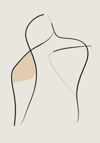 Soft Curves – affisch med snyggt motiv, köp enkelt hos Bozetto i flera storlekar