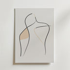 Soft Curves – stilfullt konsttryck från Bozetto, tryckt på matt finpapper i hög tryckkvalitet