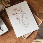 White Rose Elegance No.2 – affisch med stilfullt motiv från Bozetto i hög kvalitet