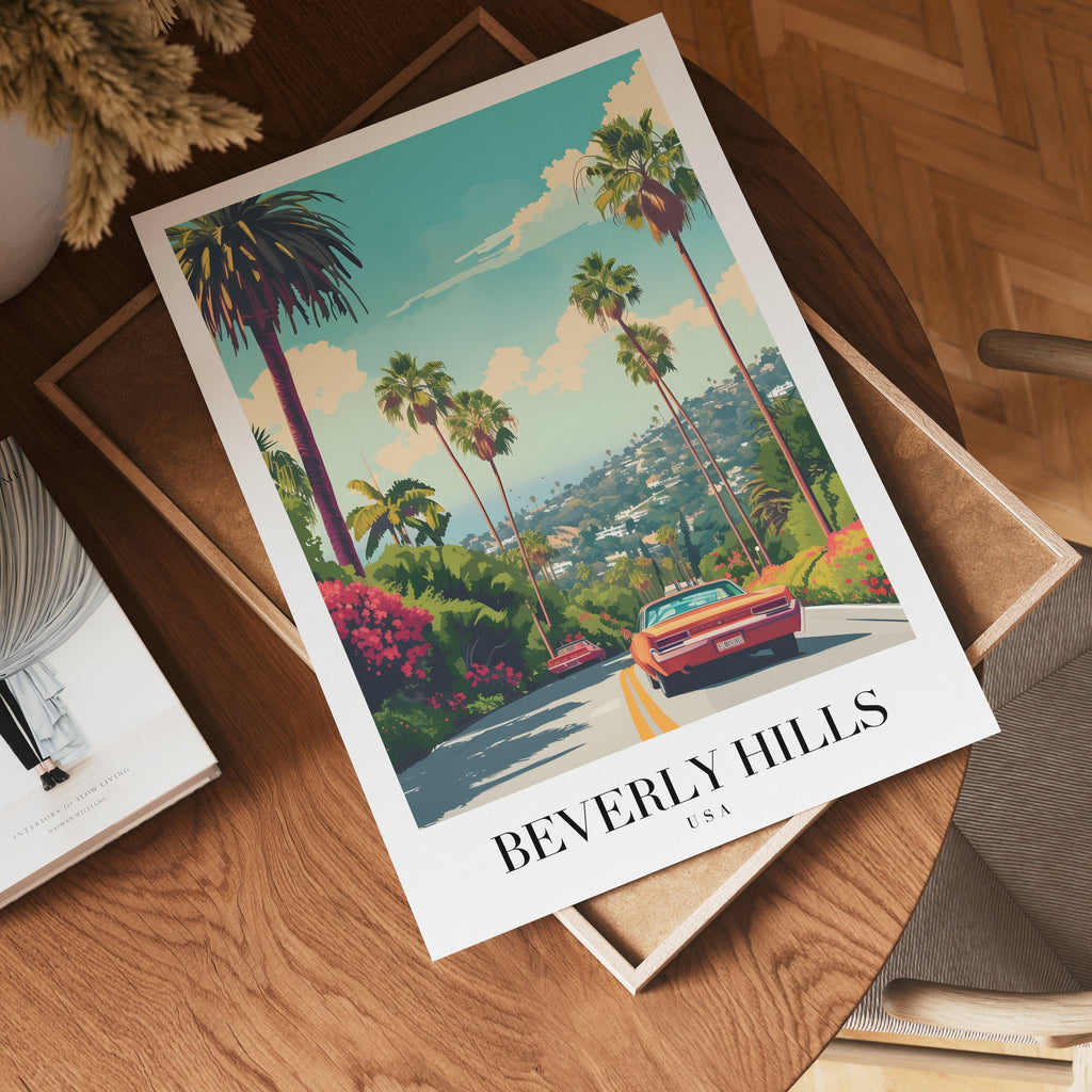 The Beverly Hills – köp enkelt hos Bozetto konsttryck i hög kvalitet i hög kvalitet