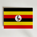 Uganda National Flag Poster – modern konst och stilren konsttryck för hemmet hos Bozetto
