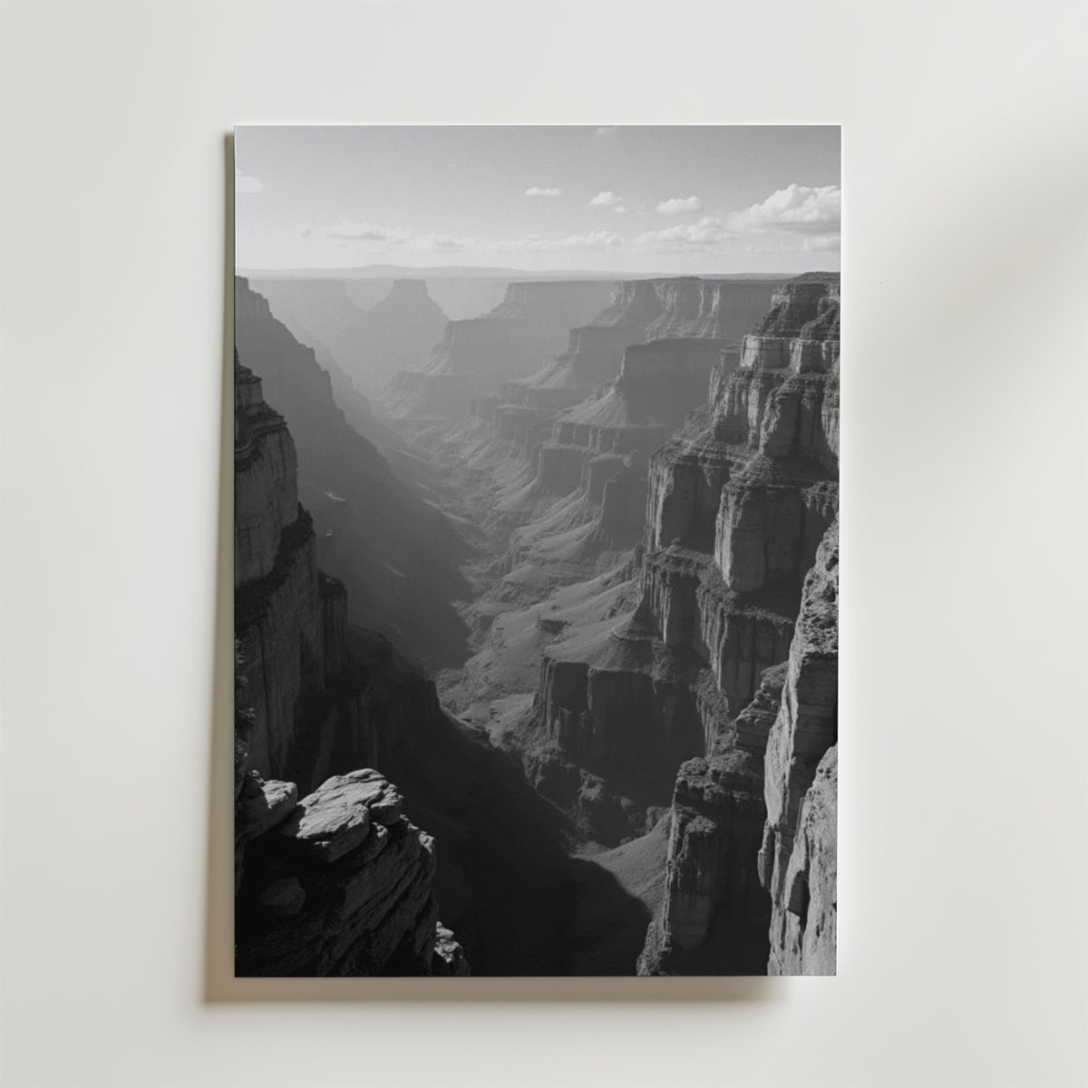 Grand Canyon Shadows – stilfullt konsttryck från Bozetto, tryckt på matt finpapper