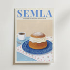 Semla – stilfullt konsttryck från Bozetto, tryckt på matt finpapper i hög tryckkvalitet