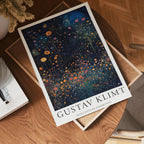 Gustav Klimt Nocturnal – affisch med stilfullt motiv från Bozetto i hög kvalitet